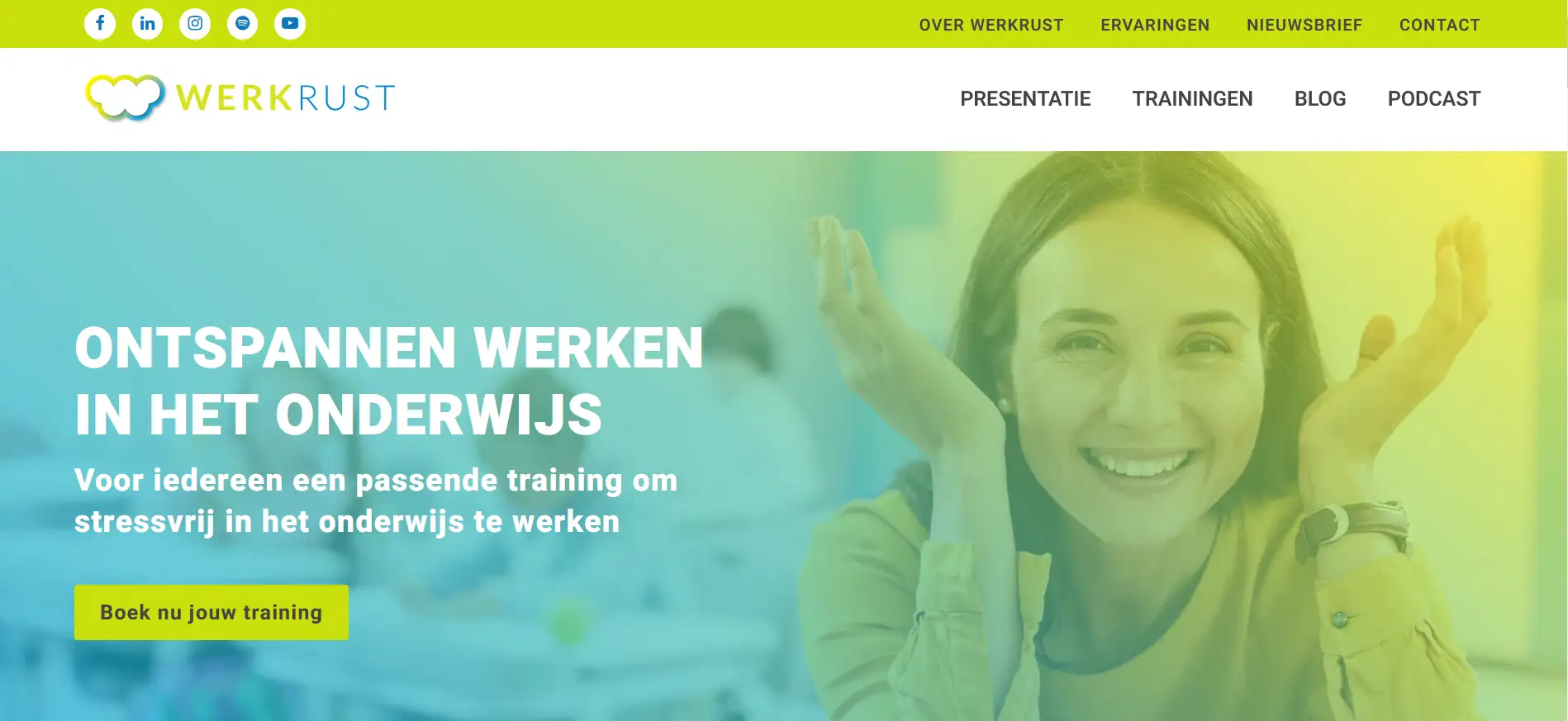 Werkrust website home