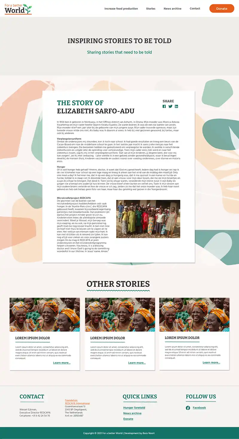 Portfolio For a Better World Blog