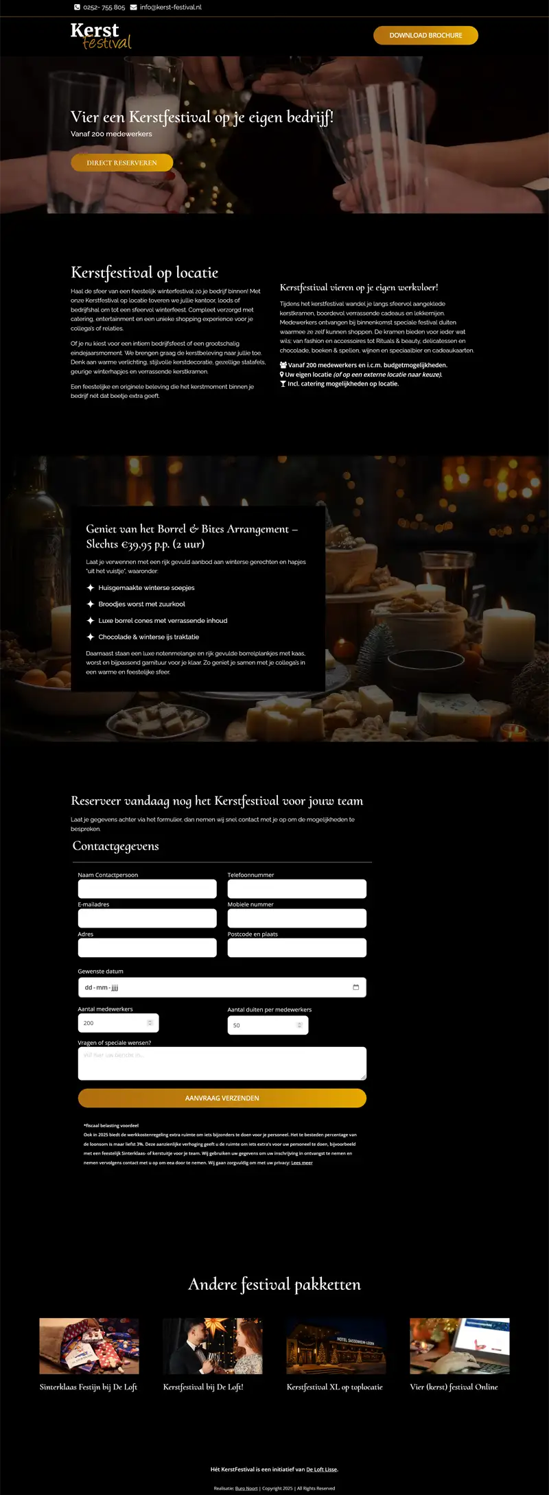 Portfolio KerstFestival op locatie